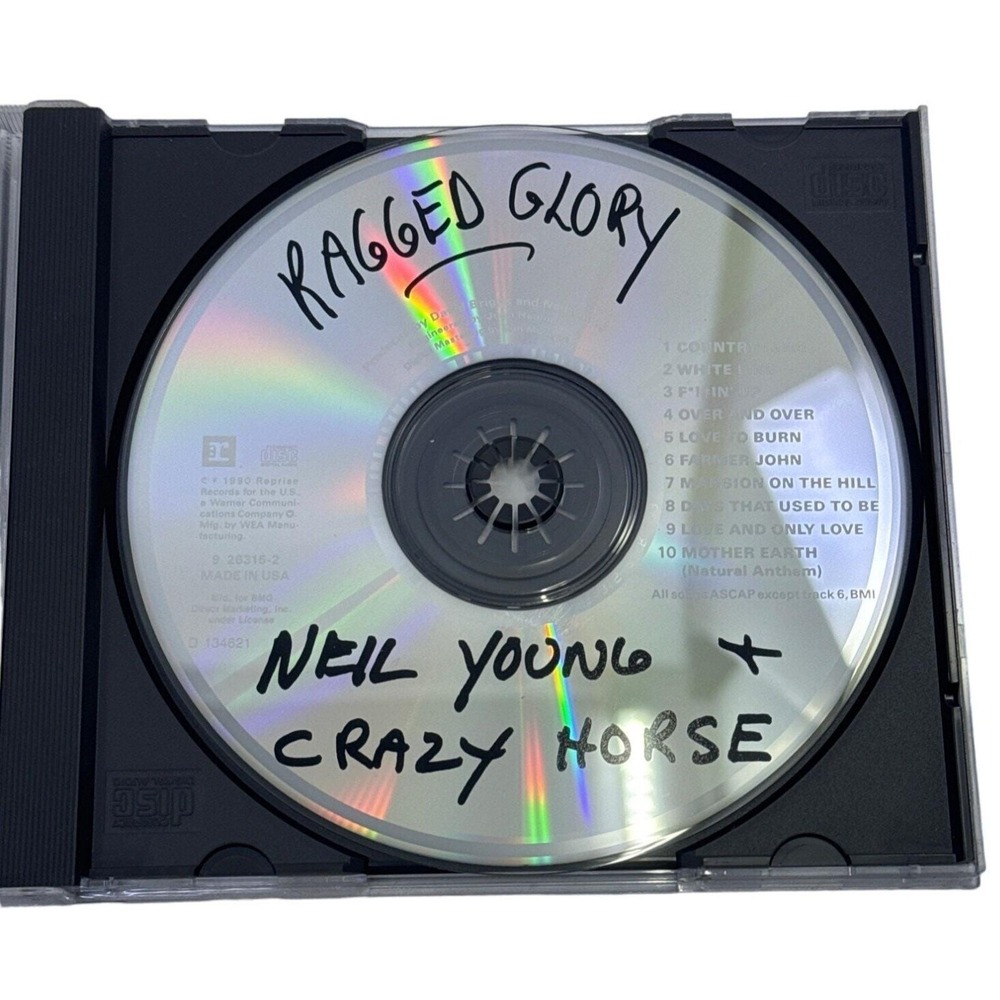 Neil Young Crazy Horse Ragged Glory CD 1990 Reprise Records Rock D 134621 - Picture 3 of 4